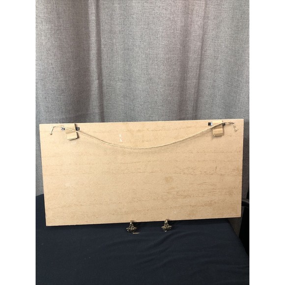 Christmas Blend Hot Cocoa Served Here MDF Sign Metallic Handles Wall Decor 18.5" - Picture 4 of 8